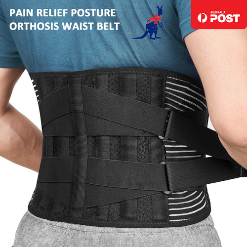 Lumbar Lower Back Support Brace Pain Relief Posture Orthosis Waist Belt Therapy