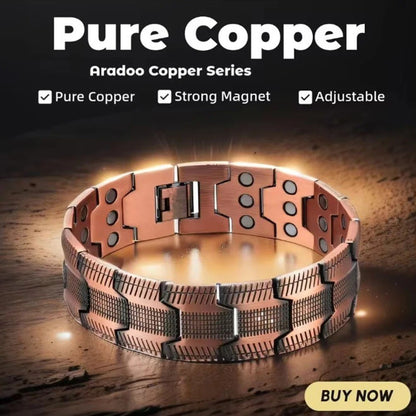3X Ultra Strength Magnetic Bracelet for Men Pure Copper Bracelet AUS