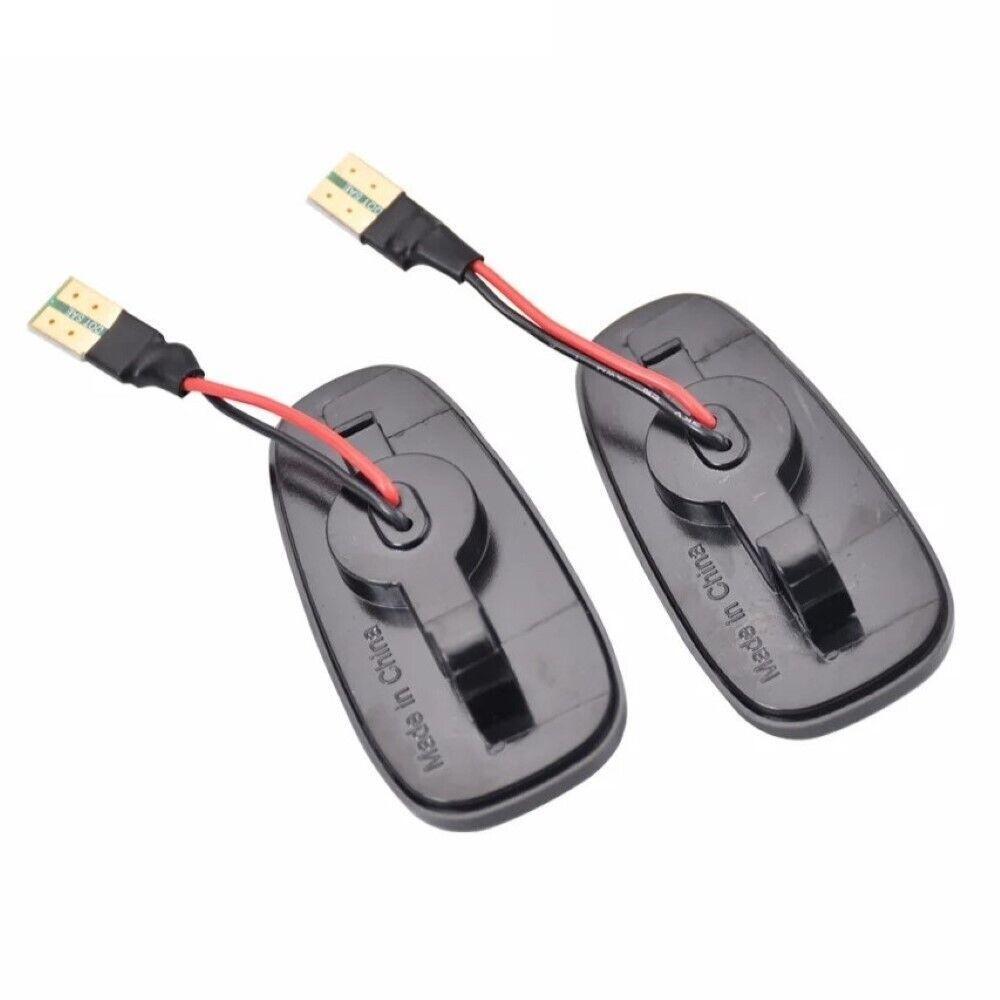 2Pcs Compatible with Holden VY/VZ Commodore 2004–2007 Sequential LED Indicators - Smoked