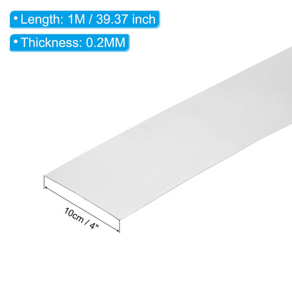 4" x 39.4" Aluminum Flashing, 1pcs Metal Roll Roofing Aluminum Sheet 0.2mm