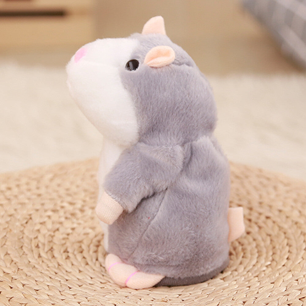 Talking Hamster Chat Mimicry Pet Record hamster Doll Xmas Plush Toy Nod Mouse