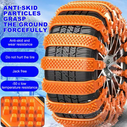 8Pcs Anti-skid Snow Mud Winter Wheel Tires Cable Chains For Car Universal Tyre
