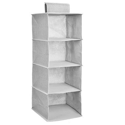 3/4/5 Layer Hanging Organiser Clothes Storage Wardrobe Garment Shelves Shoe Tidy