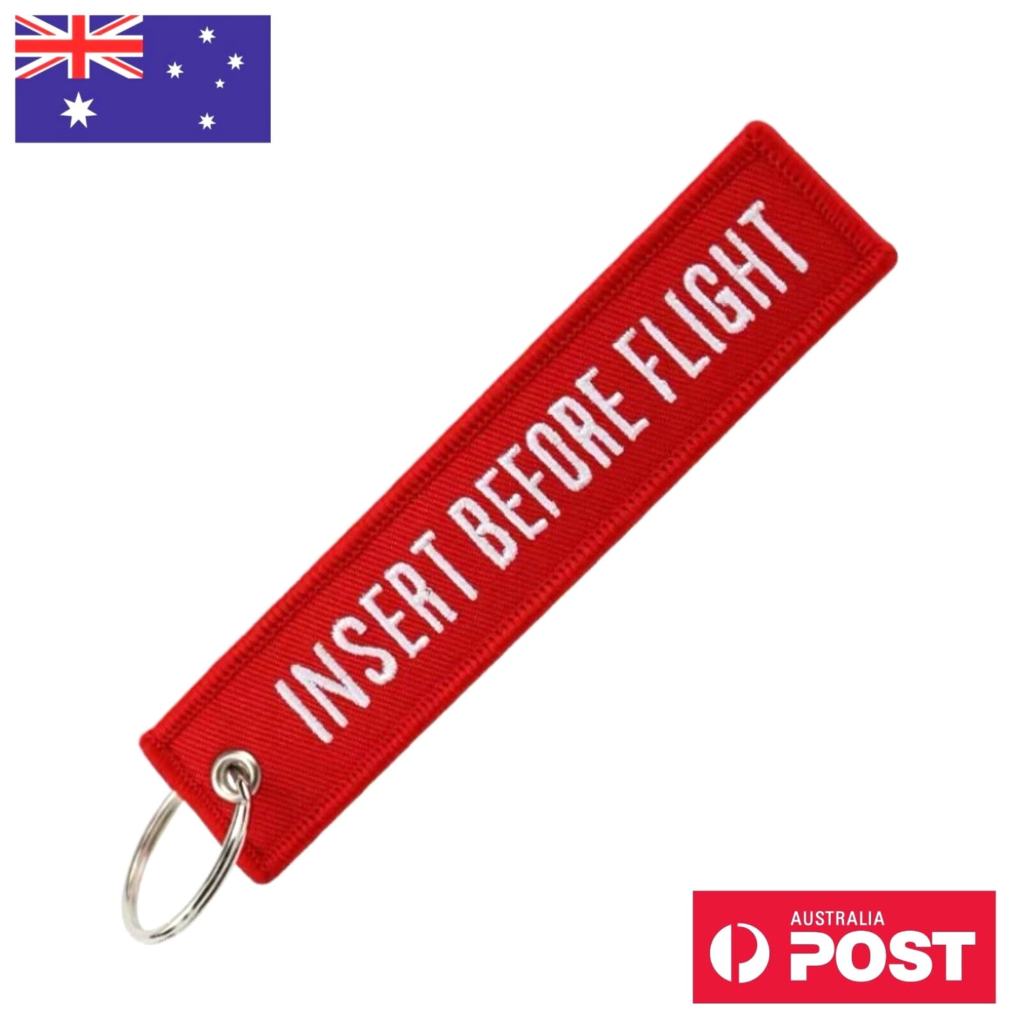 Insert Before Flight Keychain Motorcycle Keyring Jet Tag Key Chain Key Ring