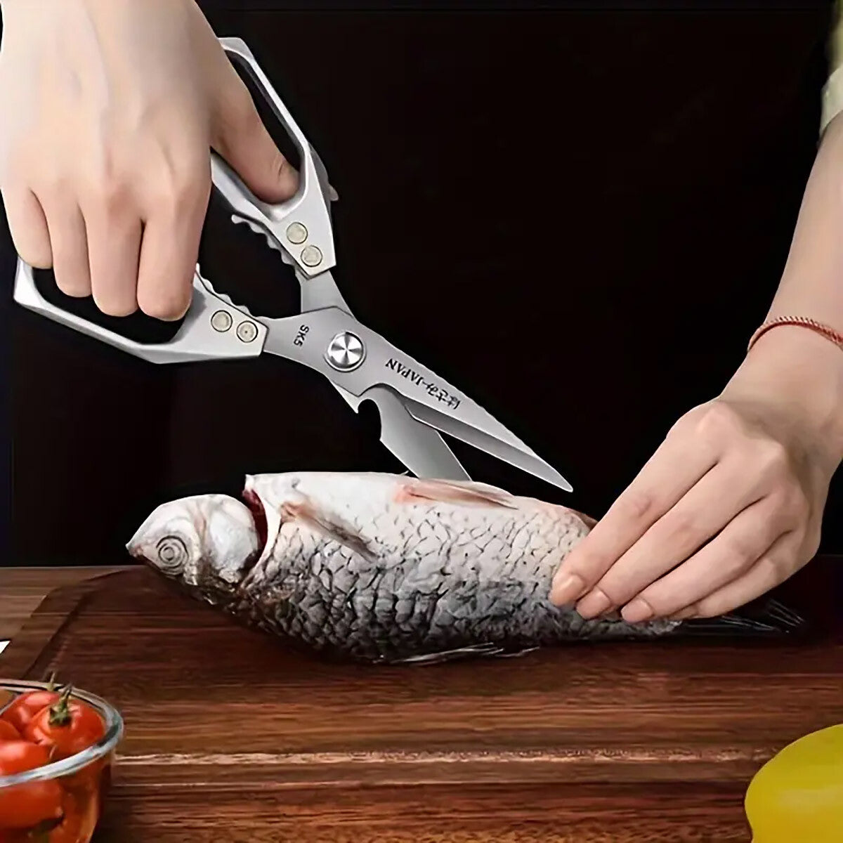 Stainless Steel Poultry Scissors Chicken Bone Cutter Kitchen Heavy Duty MeatTool