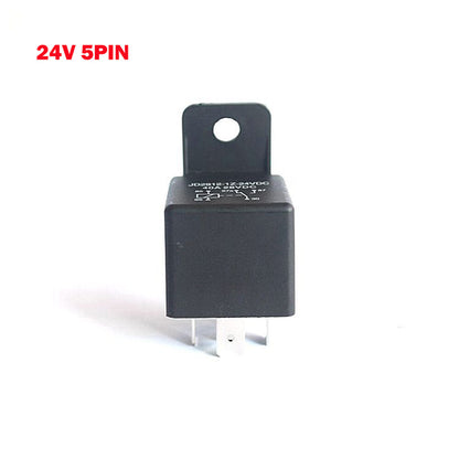 5x 12/24/48V Automotive Relay Socket 40A 4/5 Pin Bracket Auto Quick Connect NEW