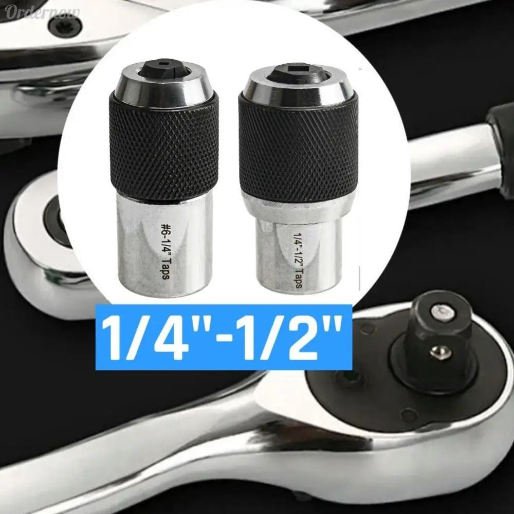 1/3Pcs 3/8 inch Drive Tap Extractor Socket Ratchet Wrench Tap Socket Adapter