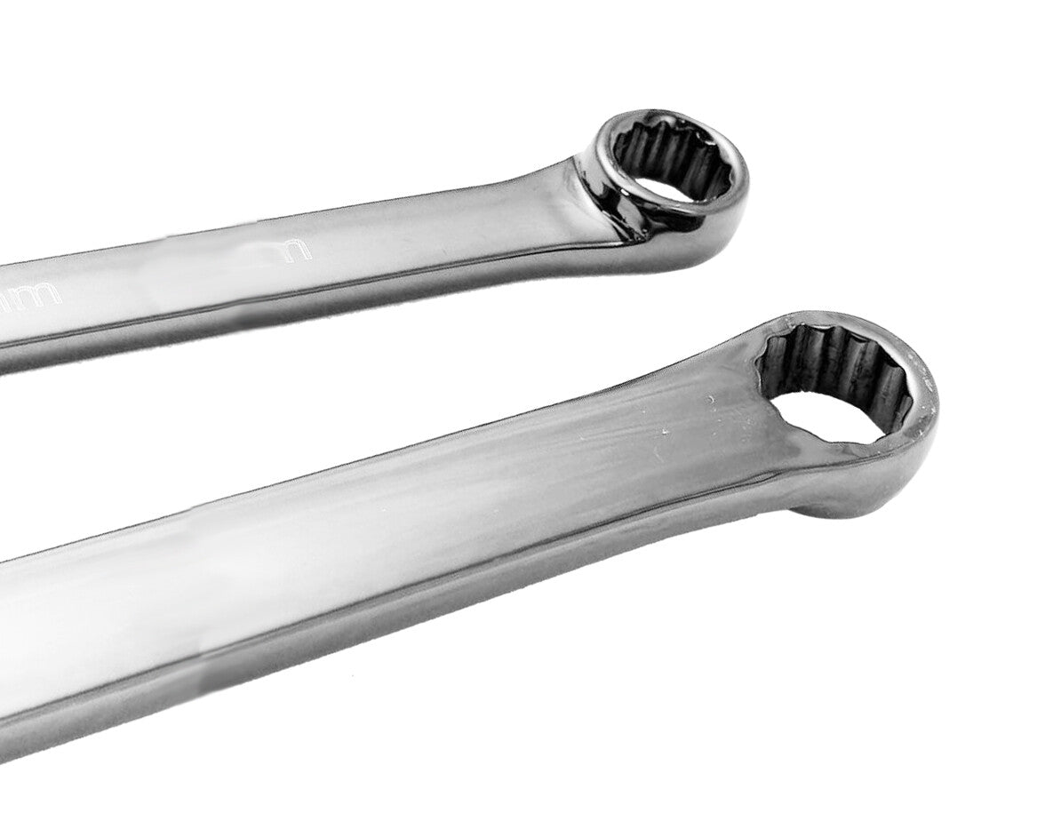 Professional Cr-V Aviation Extra Long Double Flat Ring Spanner Individual:8-24mm