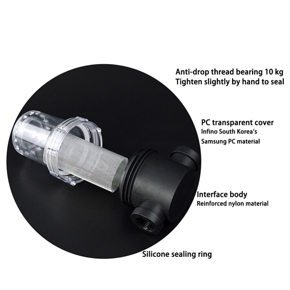 20/25mm Irrigation Garden Water-Pump Strainer Mesh Flow Lawn Inline High Filter