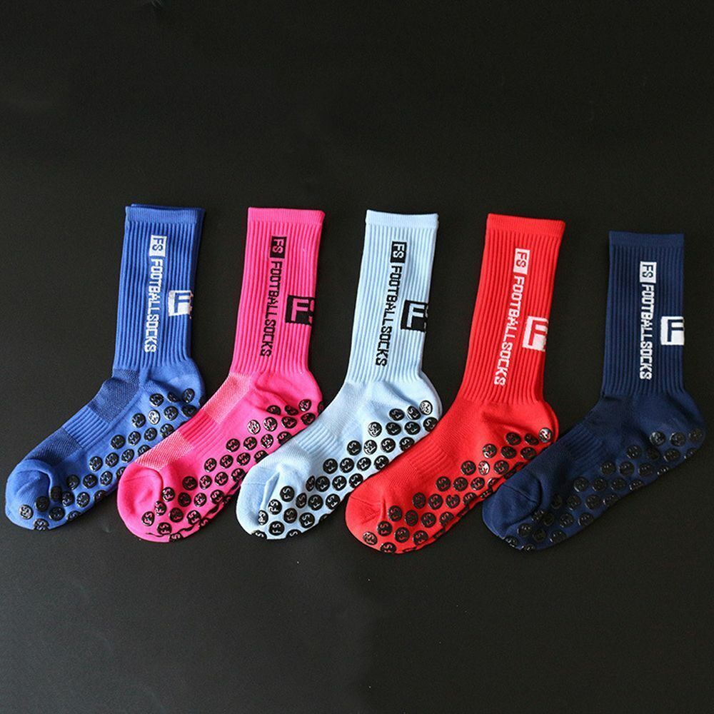 Socks Grip Anti Slip Soccer Socks Round Silicone Suction Cup Football Socks