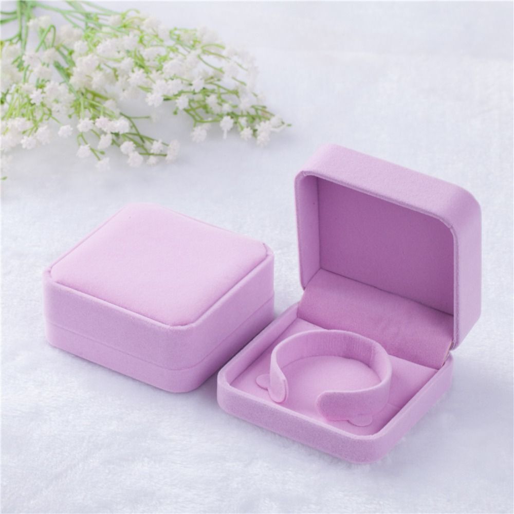 Velvet Bracelet Box Wedding Bangle Display Jewelry Storage Case Gift Box