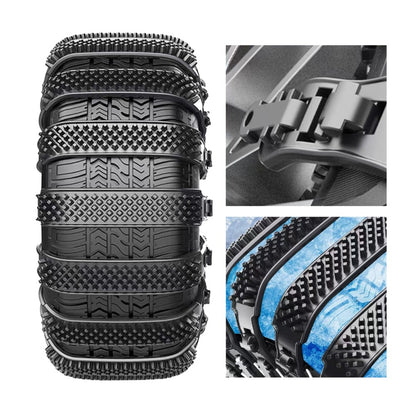 8Pcs Anti-skid Snow Mud Winter Wheel Tires Cable Chains For Car Universal Tyre