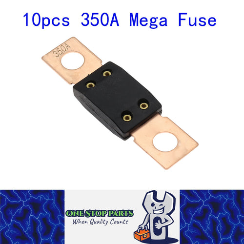 10 x 350A Mega Fuses ANM 350Amp Fuses 68mmx16mm (Hole centres 51mm) 10pcs