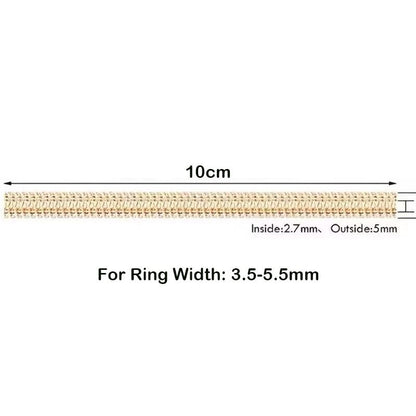 1pc Ring Size Adjuster Tightener Reducer Invisible Spiral Jewellery Resizer Tool