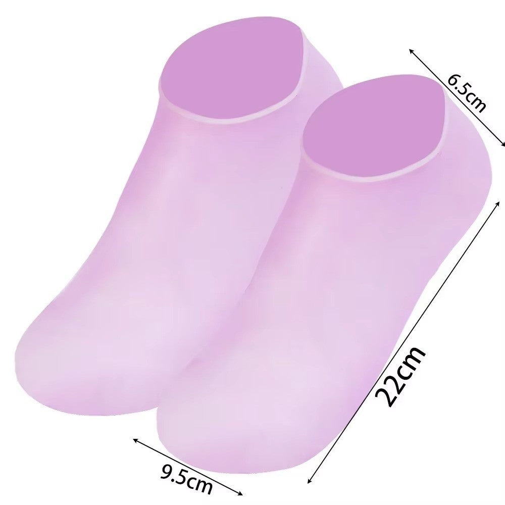 Spa Massage Silicone Moisturizing Foot Socks Breathable Foot Socks  Foot Spa