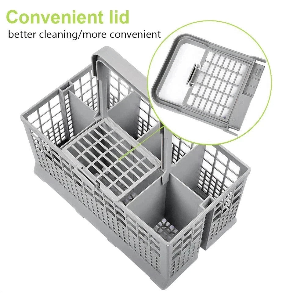 Universal Dishwasher Cutlery Basket Cage 240mm X 140mm X 120mm Storage Holder Oz