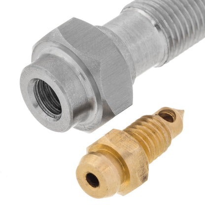 M10 1mm Pitch Banjo Bolt Bleed Nipple Brake Fitting Steel Crush Sump Bike