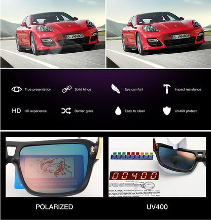 DUBERY Sunglasses Polarized UV400 Driving Sport Outdoor Fishing Mens Eyewear AU