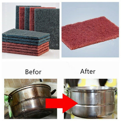 30pcs Scotch Brite Pads Griddle Cleaning, Quick Clean Heavy Duty Scour Pad
