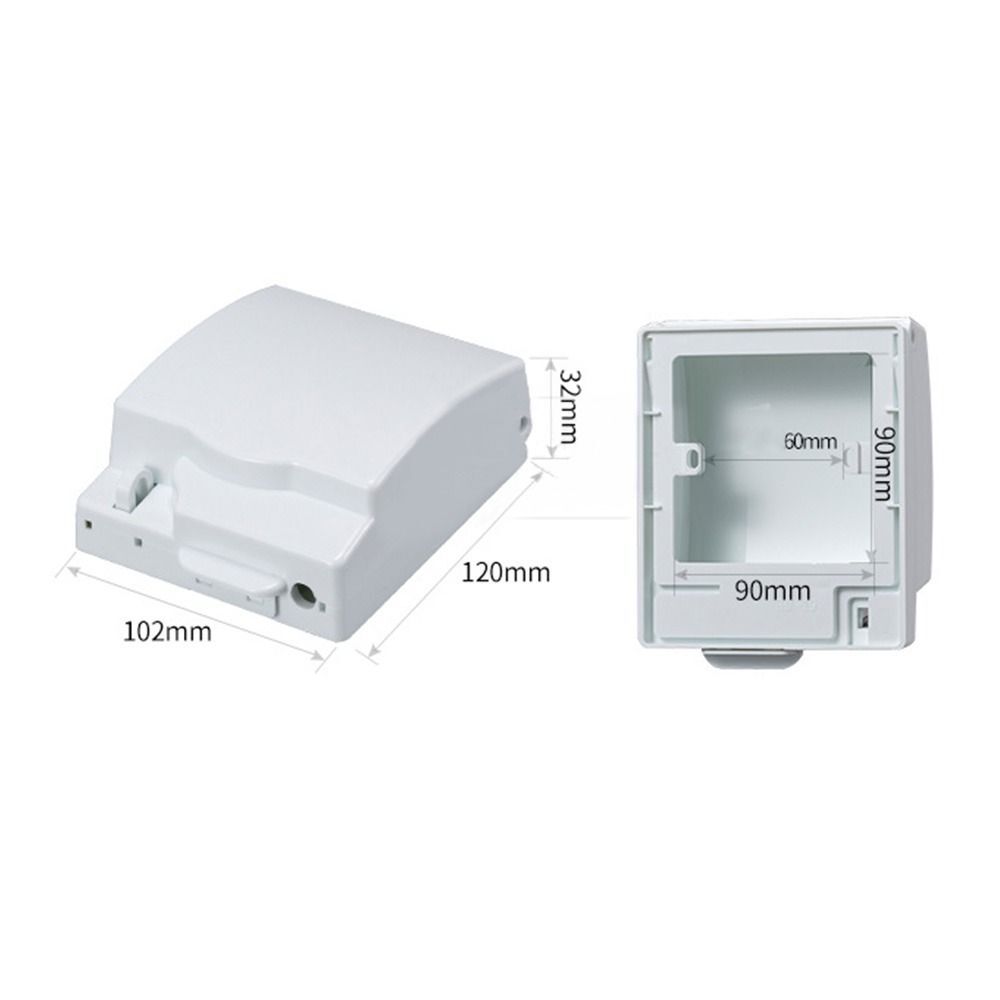 Shield Lockable 86 Type Switch Case Waterproof Dustproof Box Socket Cover