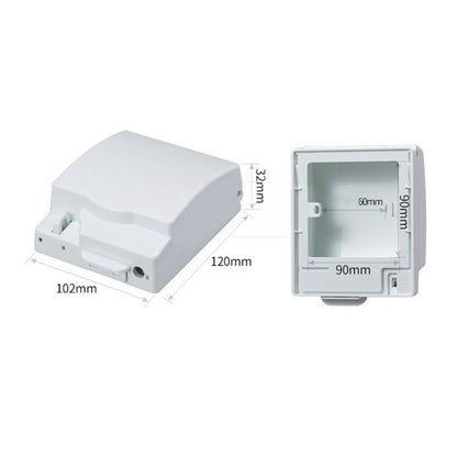 Shield Lockable 86 Type Switch Case Waterproof Dustproof Box Socket Cover