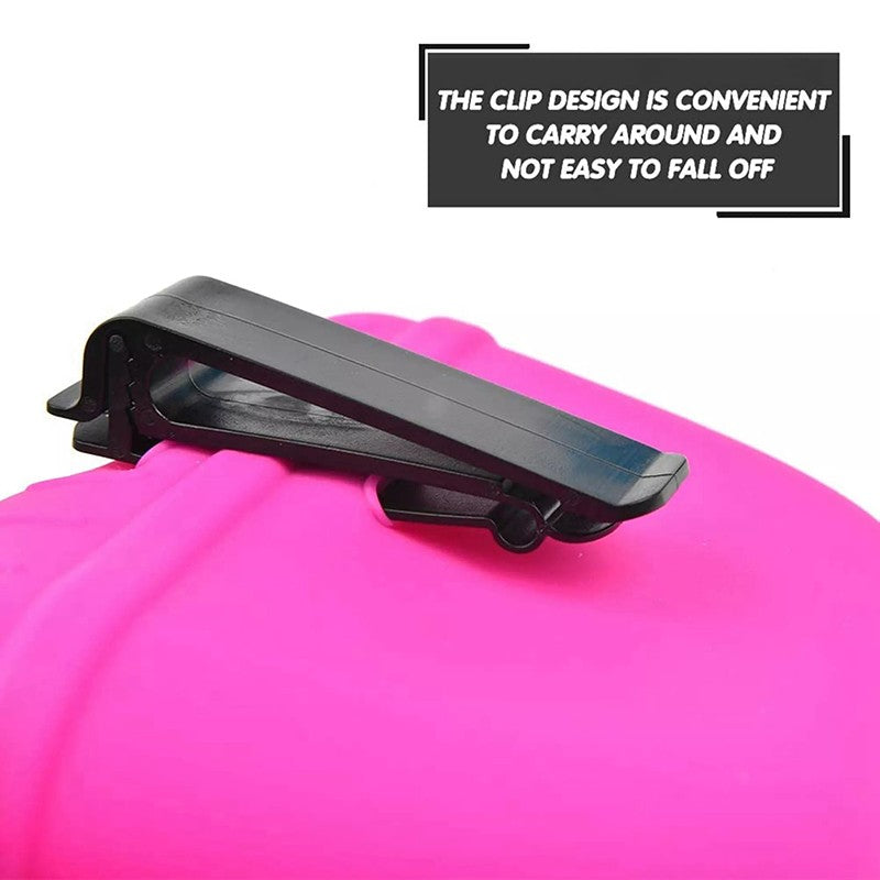 Pet Silicone Training Treat Bag Pouch with Clip Waist Pack Feed Feed Dog AU