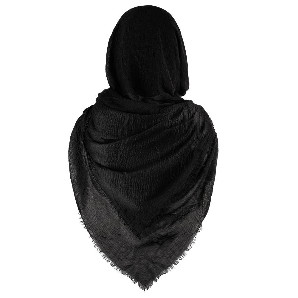 Mens Shawl with Hood Medieval Pirate Retro Hood Black/Brown Vintage Pirate Scarf