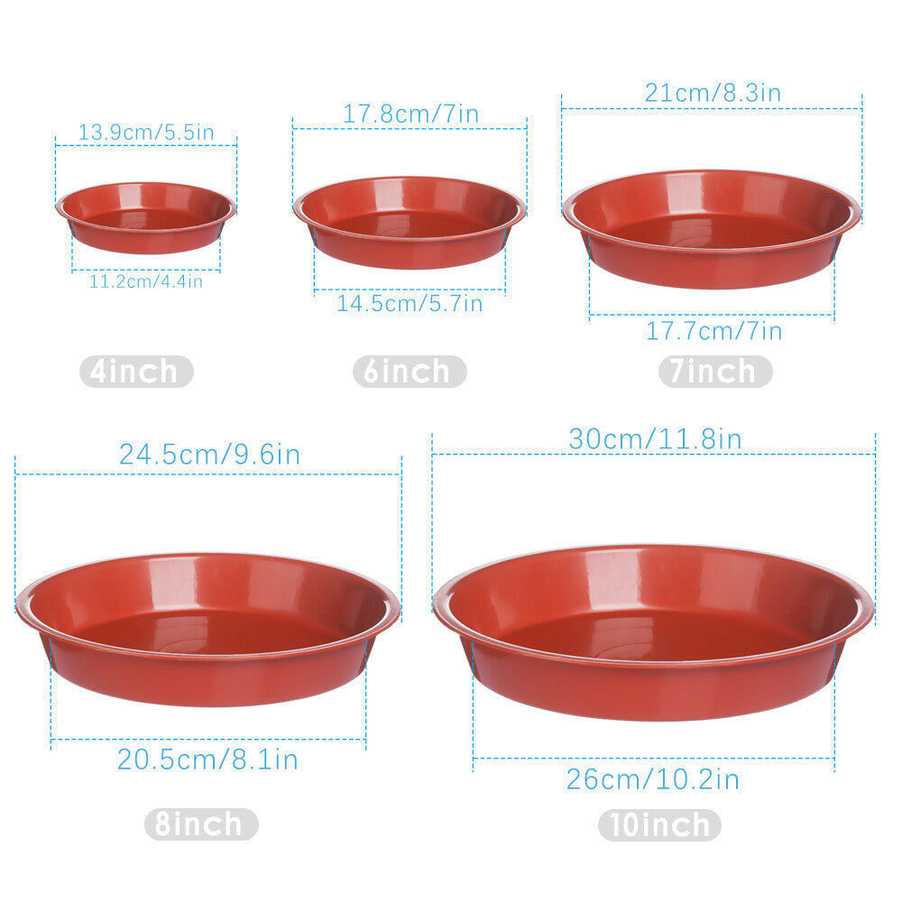 Flower Pot Round Indoor Outdoor   Tray Saucers Drip Trays Plant Saucer