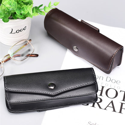 PU Leather Reading Glasses Storage Box Belt Wearable Belt Cases Sunglasses Box