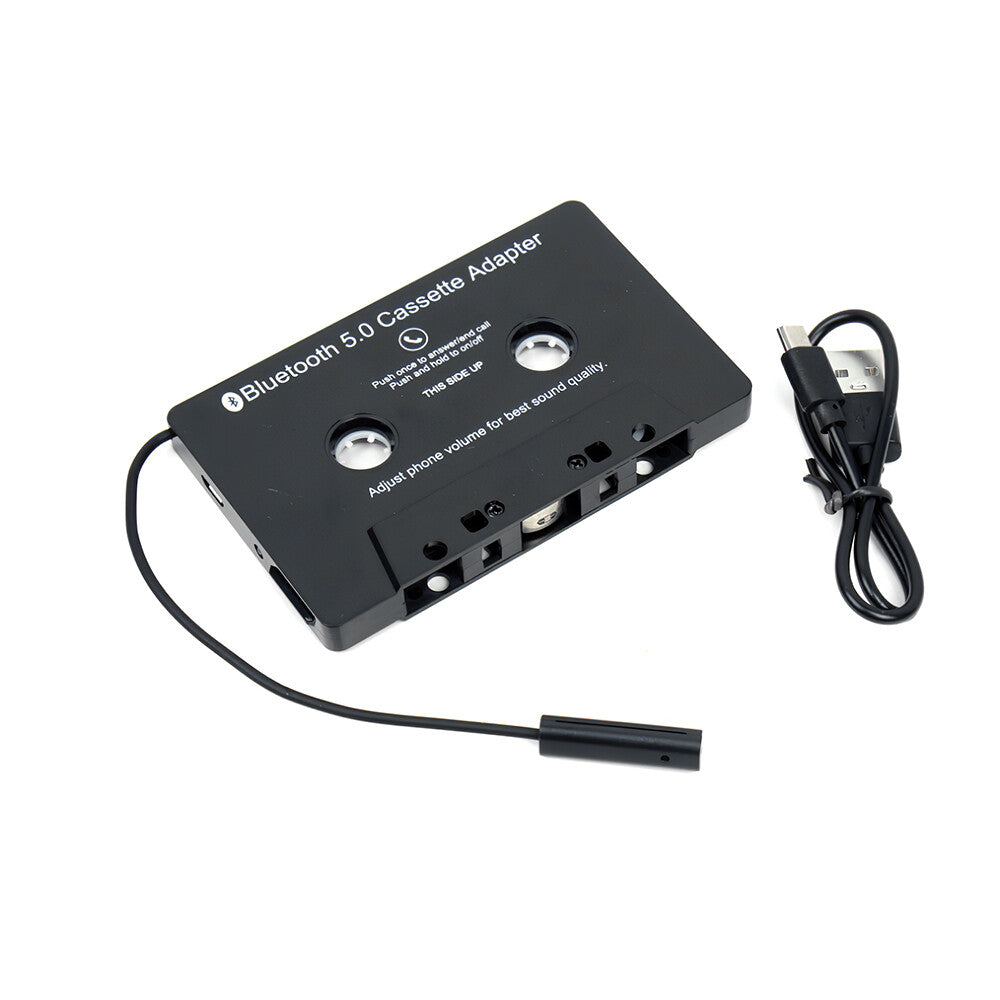 Bluetooth 5.0 Car Audio Stereo Cassette Tape Adapter to Aux Adapter USB Charging
