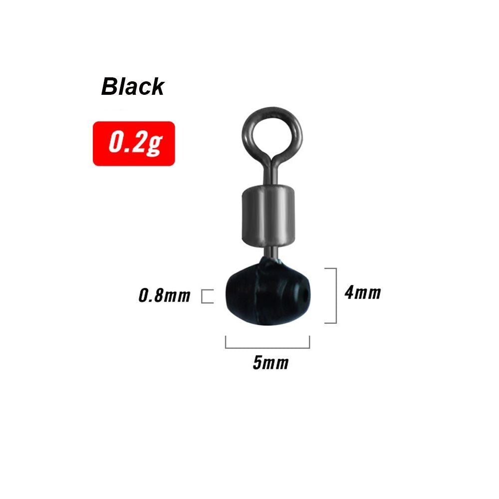 Fast Link Running Ledger Fishing Swivels connect Slider Beads Zig Pulley Clip