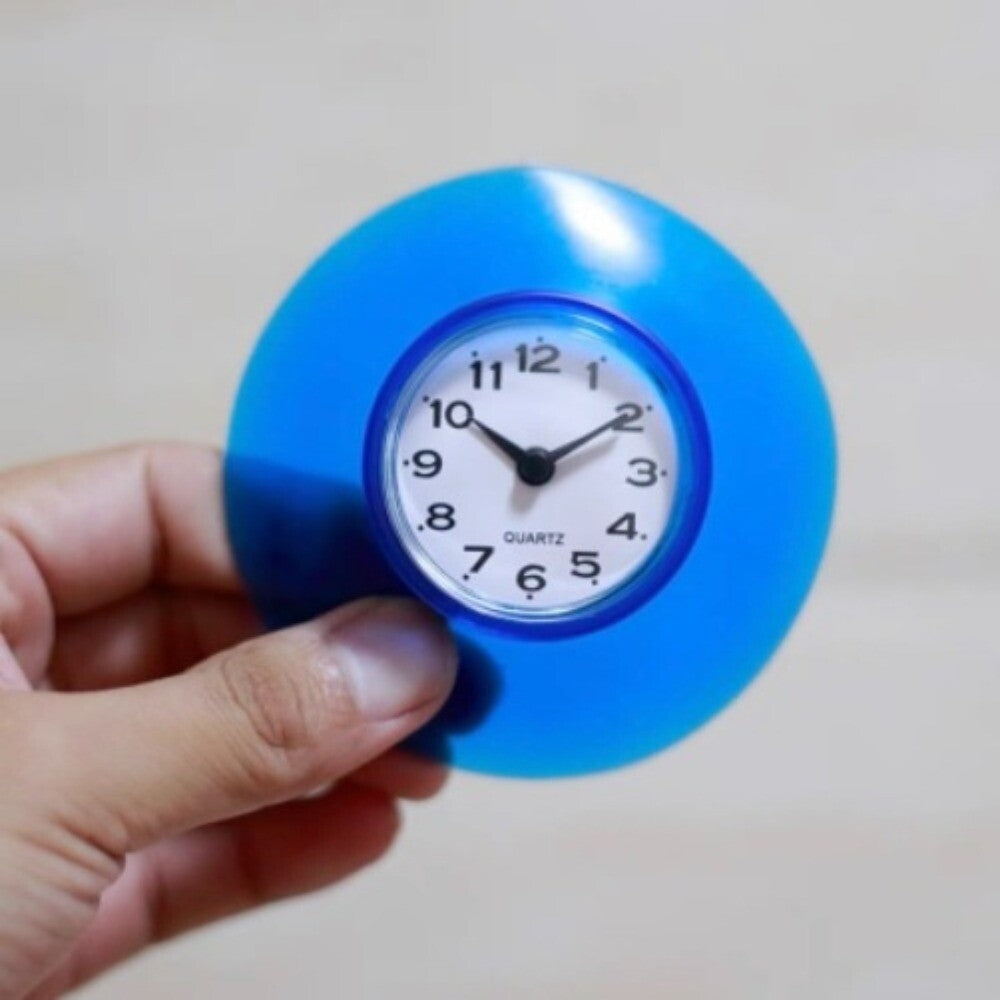 Waterproof Shower Clock with Suction Cup Quartz Clock  Kitchen Living Bathroom
