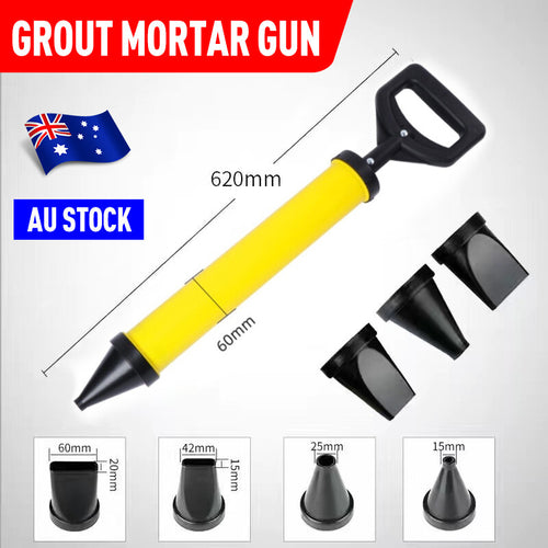 Grout Filling Tools With 4 Nozzles Applicator Hand Tools Caulking Gun Grouting Mortar Sprayer Cement Lime Pump