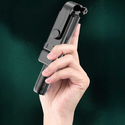 Flexible Tripod Holder Stand Selfie Stick With Bluetooth Remote For Mobile Phone
