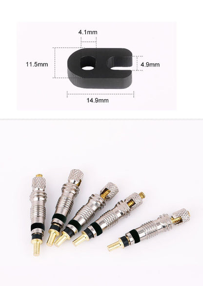 2PCS Bicycle Presta Valve Core Bike Rust-proof Inner Stem Core Repair Kit AU