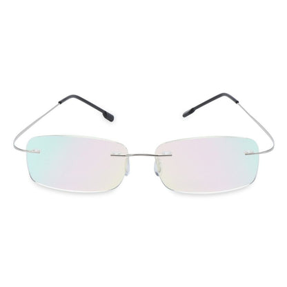 Rimless Memory Titanium Ultra-light Reading Glasses Presbyopic Eyeglasses