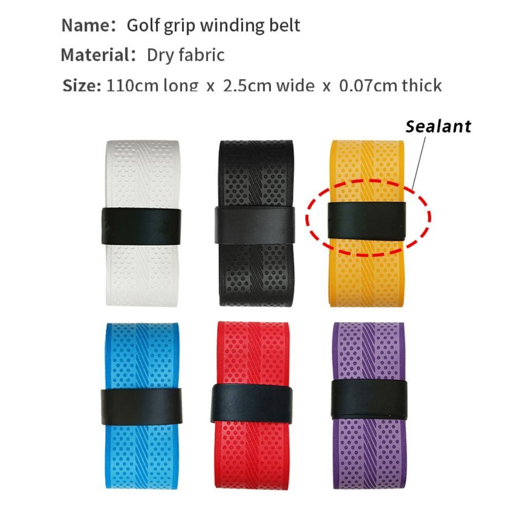 1PC Golf Grip Wrap Non-slip Tapes Compatible with Golf Club Grips Badminton Racket Grip Tape