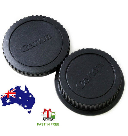 Canon Rear Lens cap + Camera body cap Cover  DSLR  SLR EOS EFEF-S Series Camera
