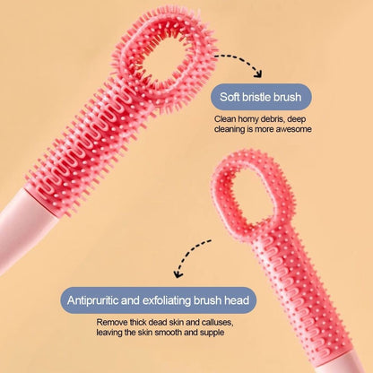 Foot Scrubber Shower Foot Wash Brush Toe Gap Cleaner  Feet Care Tool