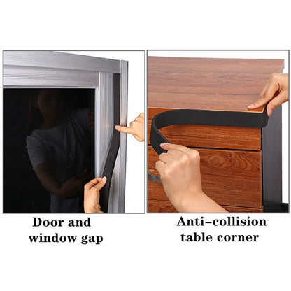 Window Door Foam Sponge Tape Rubber Seal Strip Weather Stripping EVA