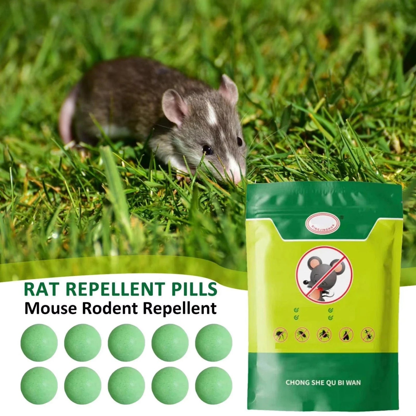Mouse Mice Rodent Repellent Peppermint Balls To Repel Rats Deterrent 10PCS/bag