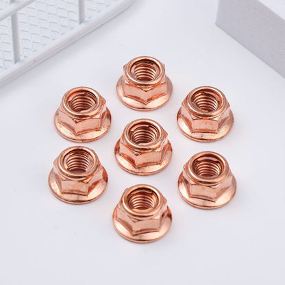 High Quality Tool Flashed Exhaust Copper M8 Nut 8mm Nuts High Temperature Nuts