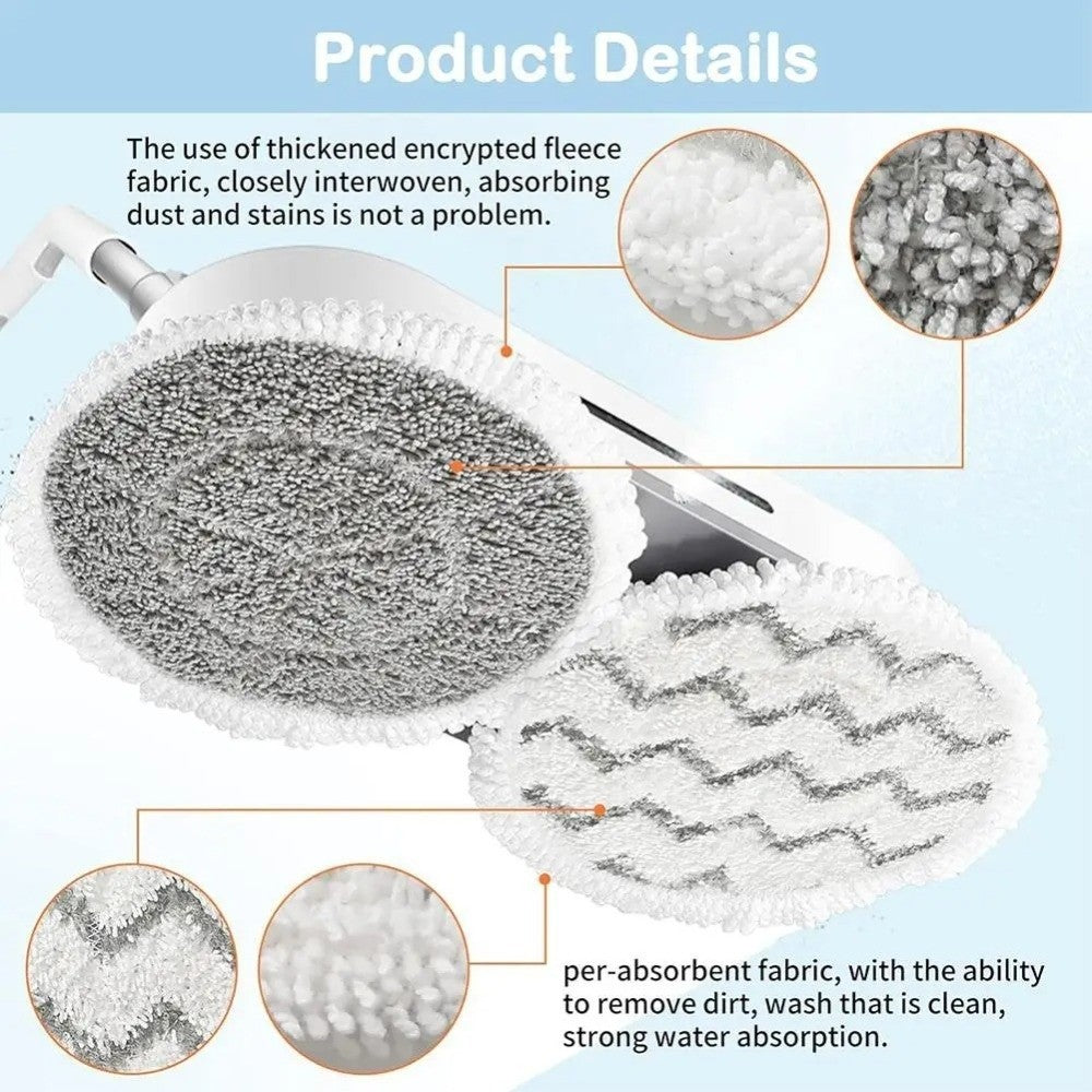 Reusable Cleaning Pads for Shark S7001 S8201 S7000 S8001 Series