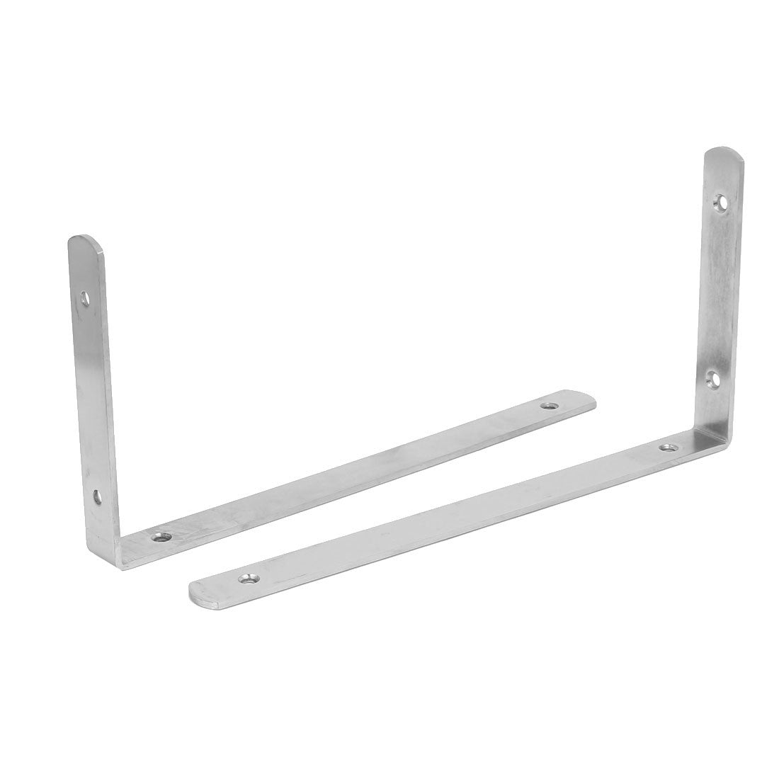 2pcs 300mm 12-inch Length Stainless Steel 90 Degree L Shaped Angle Bracket Brace