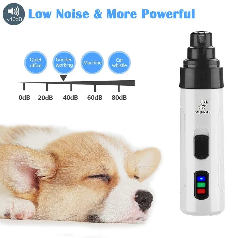 Silent Groom Pro Nail Grinder Silent Groom Pro Dog Cat Nail Grinder Pet Clippers