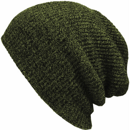 Mens Womens Knitted Crochet Woolly Winter Slouch Skateboard Beanie Hat Ski Cap