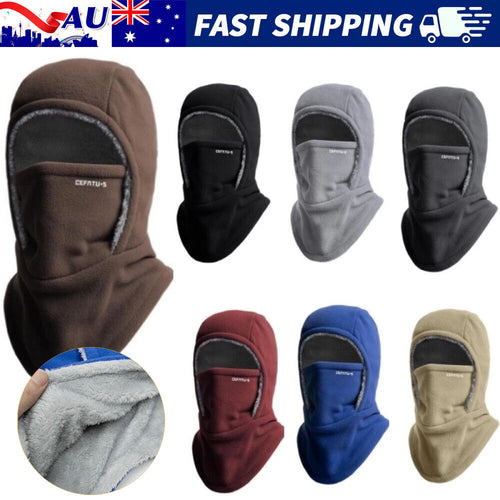 Winter Warm Outdoor Riding Full Face Mask Cover Balaclava Fleece Face Mask Cap