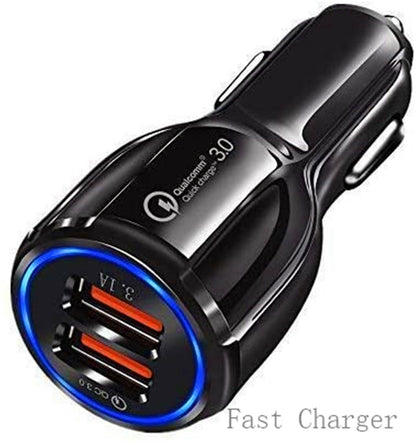 Fast Car Charger 3.1A USB Quick Charger 2 Port Qualcomm QC3.0 Lighter Socket AU
