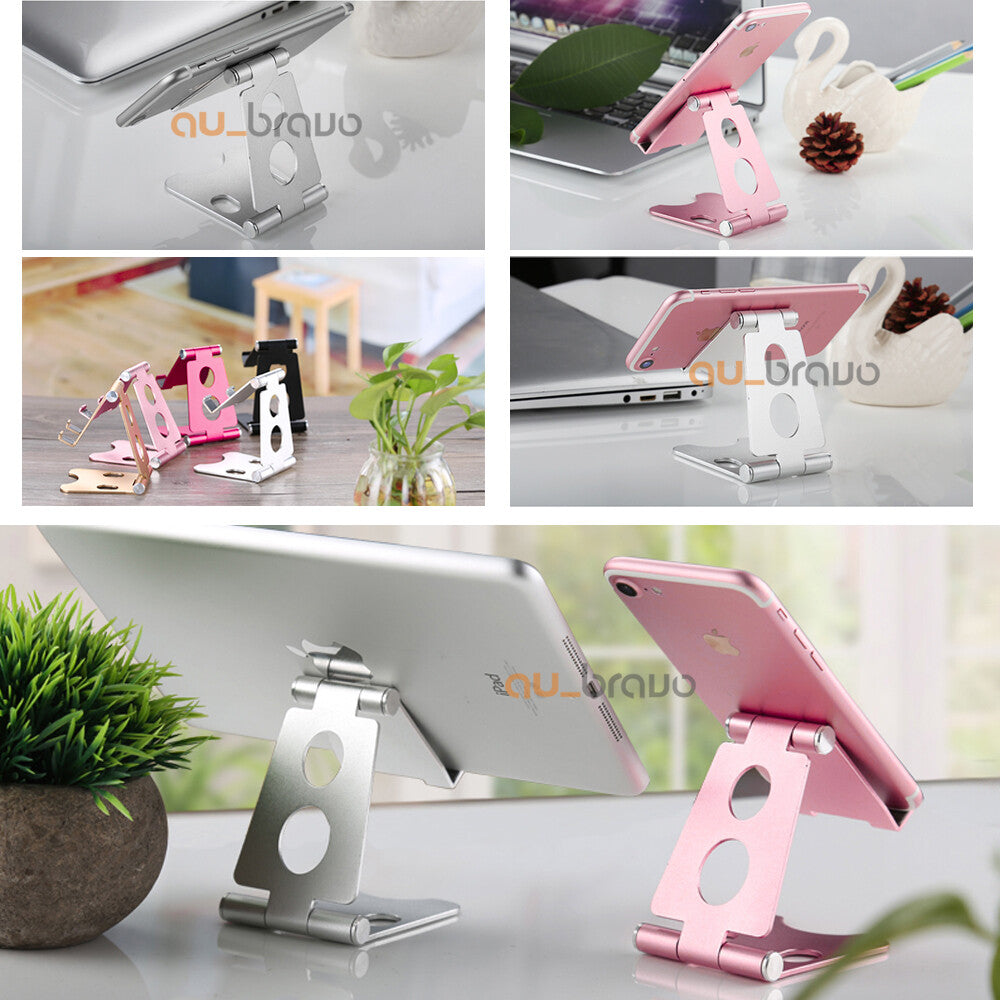 Cell Phone Aluminum Table Desk Stand Holder Universal For Mobile Phone PC Tablet