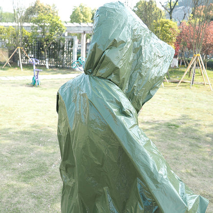 For First Aid Survival 2x Emergency Rain Poncho Waterproof Coat Warm Keeping AU